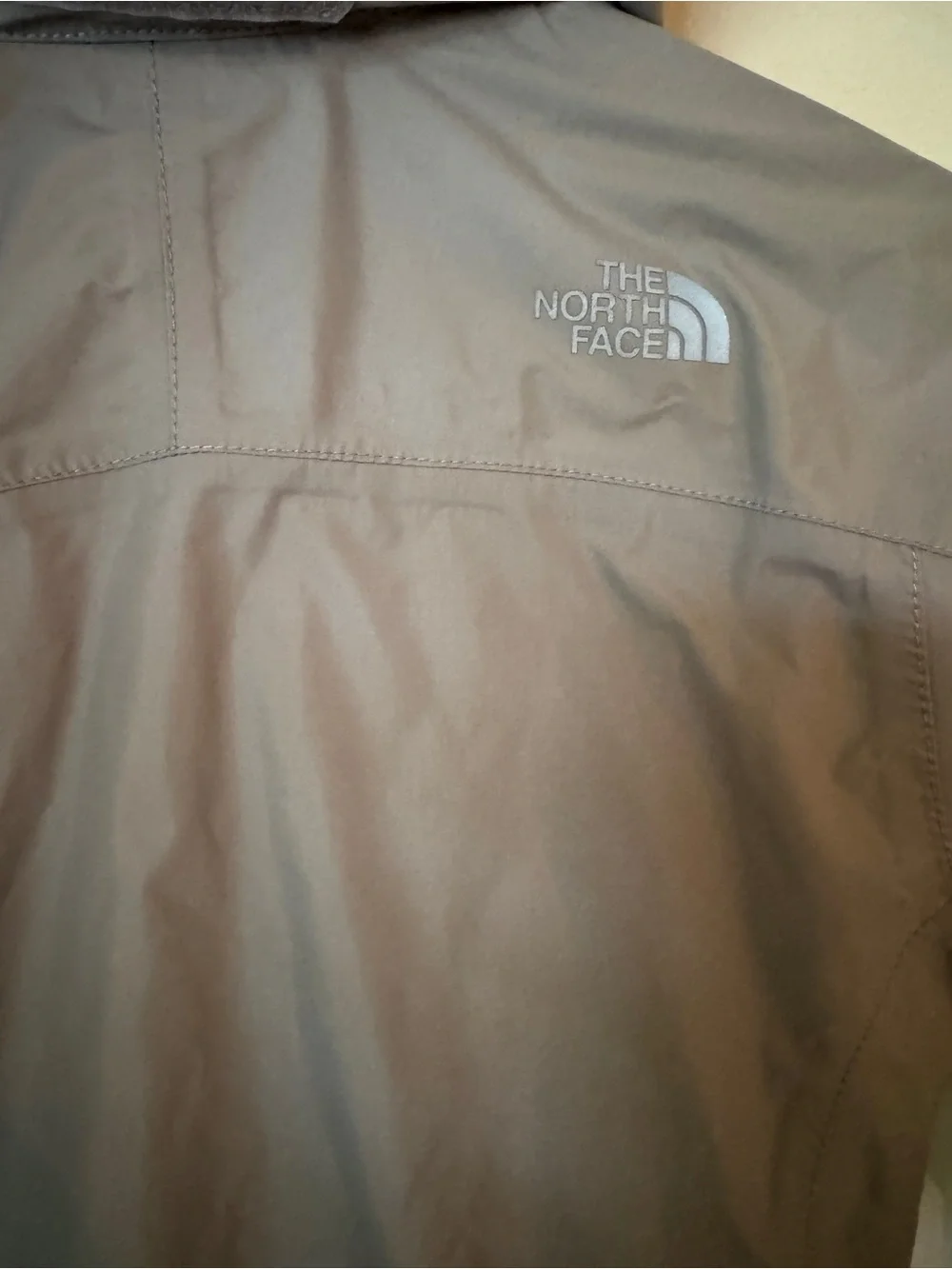 The North Face Girls Hooded Windbreaker Jacket - Gray